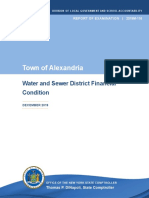 Comptroller Audit Alexandria NY 2019 Town of Alexandria Water and Sewer Financial Condition