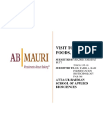 Visit to AB Mauri