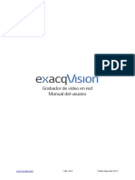 ExacqVision Pro User Manual Es (Spanish Version 8.4)