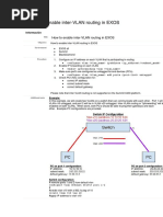 Enable inter-VLAN routing in EXOS