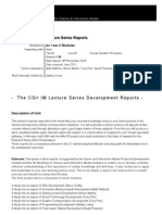 FD Y2 Lecture Reports Project