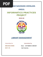 Class 12 CS Project - Library Management System | PDF | Python ...