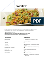 Recipe: Zero-Waste Broccoli Coleslaw