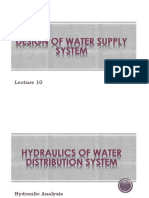 Lec-11 (Hydraulics of Water Distribution System)