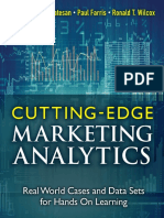 Cutting Edge Marketing Analytics