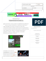 Definición de Termodinámica - Qué Es, Significado y Concepto