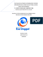 Rancangan Manufacturing Information System Untuk Mengurangi Bullwhip Effect Pada Supply Chain Management