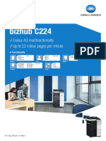 Datasheet Bizhub C224 6 PDF