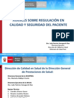 Conferencia Avances Sobre Regulacion en Calidad y Seguridad Del Pacient