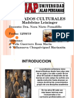 CUIDADOS CULTURALES (Madeleine)