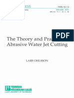 Water Jet Theory and Practice PHD