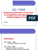 ISO 17025 Partie 1 Formation