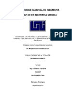 Factores que inciden en la remoción de turbidez en el proceso de clarificación de meladura en SER-San Antonio