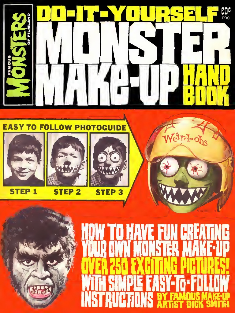 Dick Smith's Monster Make-Up Book/ハードカバー Famous Monsters of Filmland Monster Make-Up Handbook by Dick