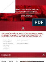 Parte 1 Entregable Gestión Organizacional, Ada Bernal, Alejandro Latoja, Marcelo Valenzuela, Williams Ulloa y Ignacio Estay