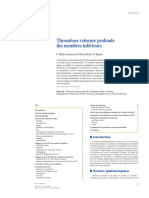 Thromboses Veineuses Des Membres Inférieurs EMC 2015 PDF