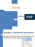 Highway Engineering Earthworks Examples