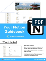 The Unofficial Notion PDF - Free Guide & Workbook For Beginners PDF