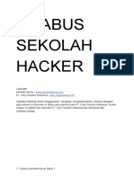 Silabus Sekolah Hacker - Cyber Security Engineer - PUBLIK