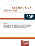 Consumer Behaviour and Family