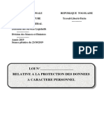 Loi sur la protection des données à caractère personnel 