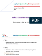 Slide CIV 303 Perancangan Struktur Baja CIV 303 P13 14 15