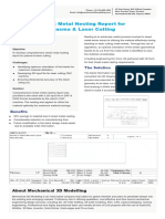 Sheet Metal Nesting Report For Plasma and Laser Cutting