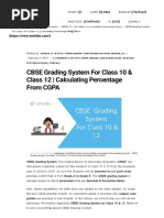 Cbse Grading