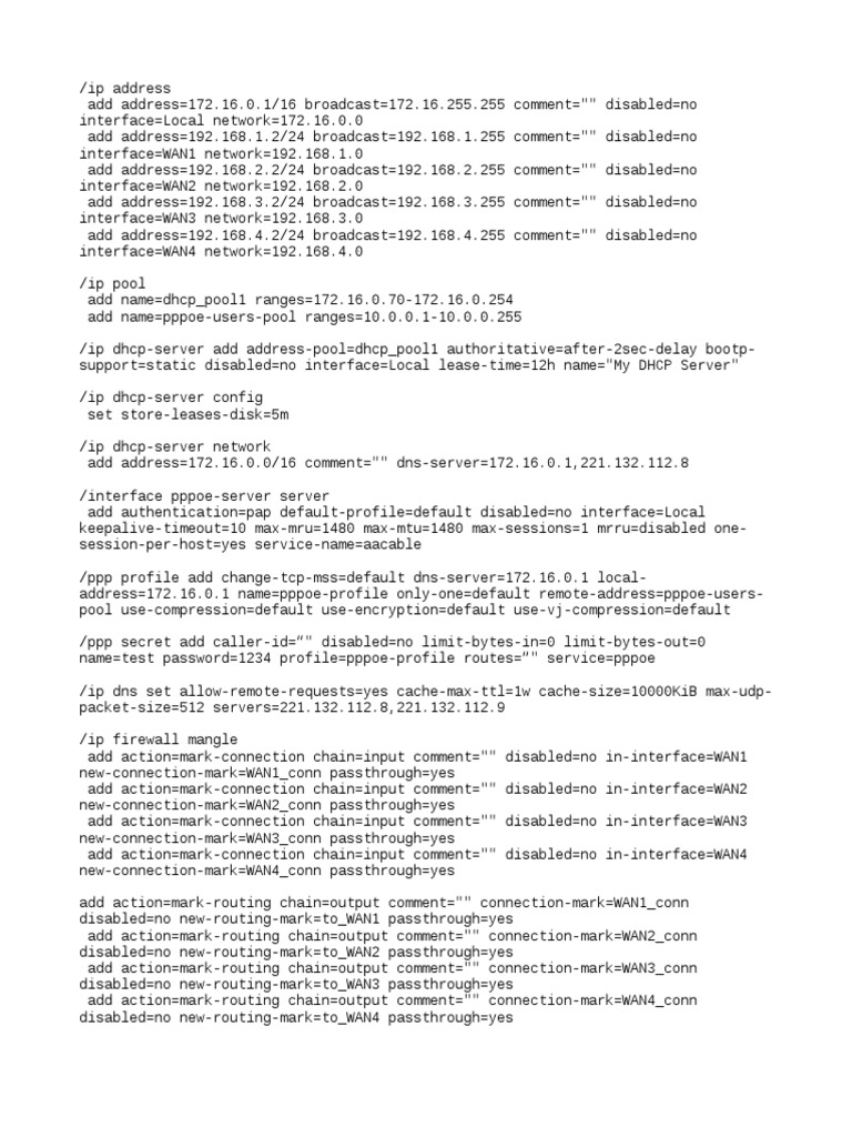 WAN Configuration and Management Guide | PDF | Load Balancing ...