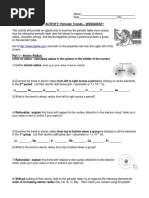 ACTIVITY - Periodic Trends Properties WebQuest 2017 PDF