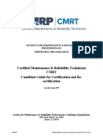 CMRT Candidate Guide For Certification and Recertification 08.16.19