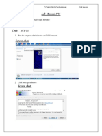 Lab Manual 01 Task