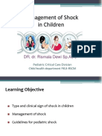 Management of Shock in Children