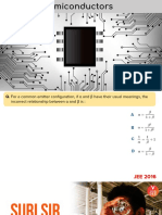 Phy JEE Sprint 2019 - SemiConductors PDF