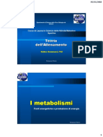 Metabolismi Energetici