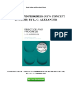 Practice and Progress New Concept English by L G Alexander PDF