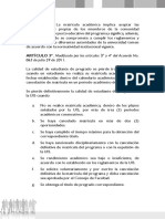 Reglamento Pregrado UIS - Perdida Definitiva de La Calidad de Estudiante de Pregrado