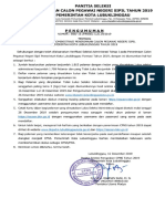 Pengumuman Seleksi Administrasi CPNS Tahun 20191ok PDF