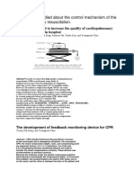 Control and Feedback of CPR Machine