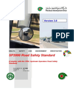 HSE Specification - Road Transport