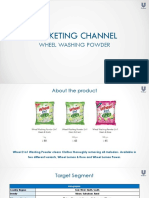 MARKETING CHANNEL WHEEL WASHING POWDER