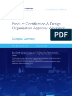 Product Certification Design Organisation Approval Workshop v3