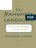 Theodore Hiebert-The Yahwist's Landscape - Nature and Religion in Early Israel (1996)