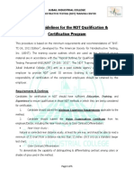 General Guidelines NDT Qualification