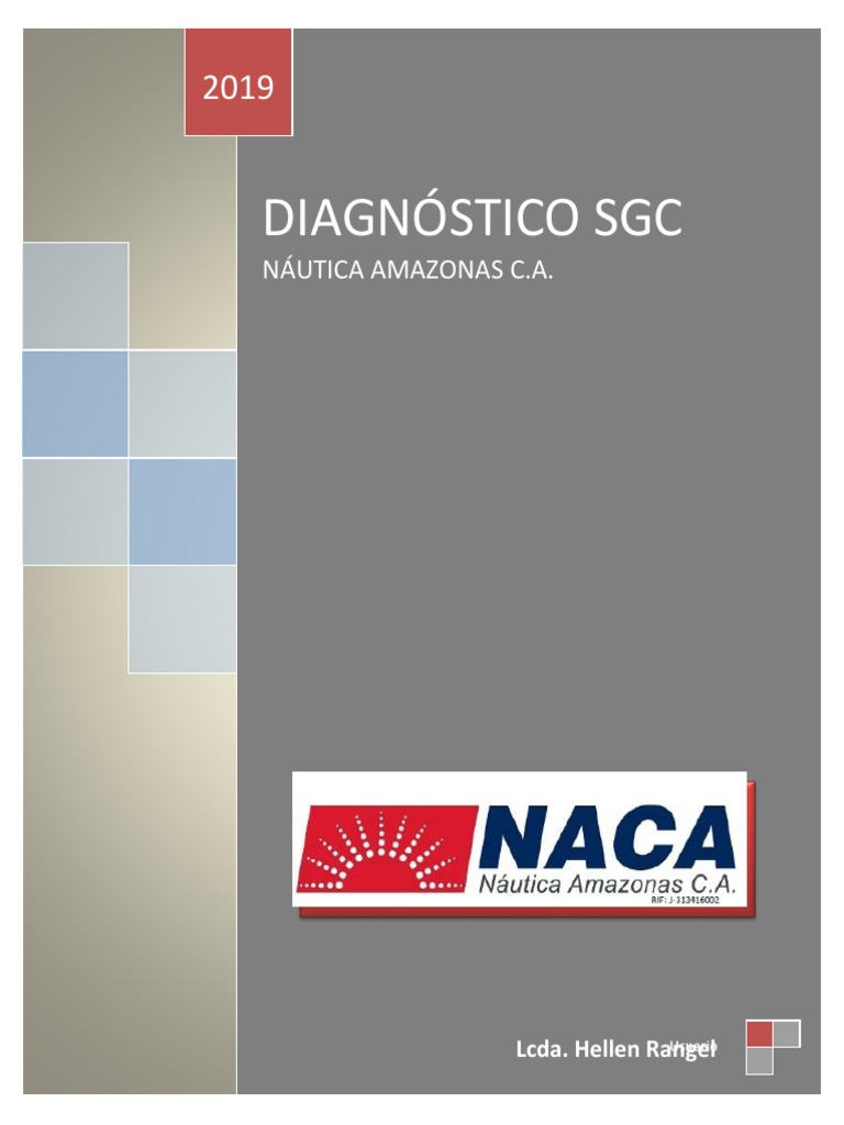 Diagnóstico SGC ISO 9001:2015 Nautica Amazonas | PDF | Calibración ...