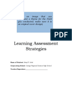 Learning Assessment Strategies