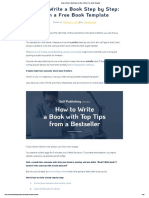 How To Write A Book Step by Step - With A Free Book Template