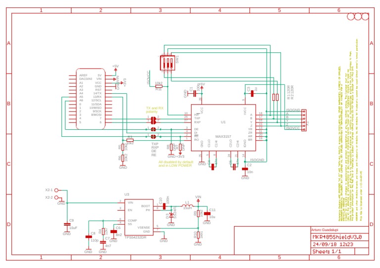 MKR485ShieldV3.0 SCH | PDF | Sports