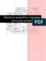 Relaciones de La Costa de Michoacán