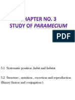 Study of Paramecium